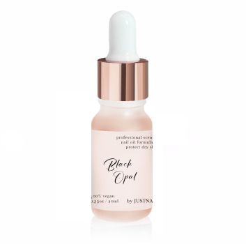JUSTNAILS Premium Protect Nagelöl - Black Opal 10ml